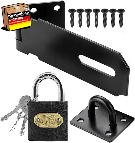 Türverschluss haspe mit - haspe,