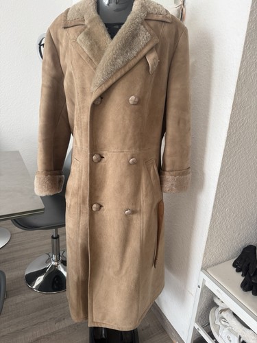 Vintage lammfellmantel - lammfellmantel, –
