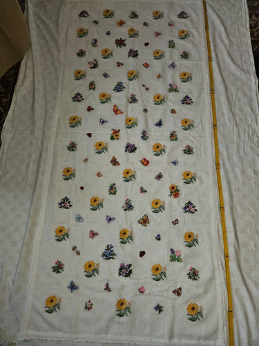 Tischdecke 72m x80cm weiss - tischdecke, 1,72m