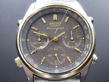 T103⭐⭐ Vintage " Seiko " Chronograph Quartz Armbanduhr 7A28-7020 James Bond ⭐⭐ 