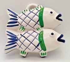 ? VINTAGE: Zwei Fische ♥ Keramik Wanddeko ♥ THUN AG Bozen legend. Kunsthandwerk