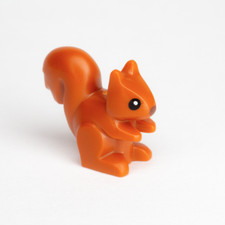 LEGO® Tier Eichhörnchen Squirrel dunkel orange (80679pb01) (Dark Orange) NEU