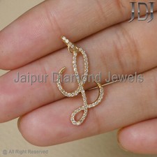 Solid 18k Gelbgold Anhänger