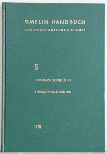 Gmelin handbuch handbook - gmelin,