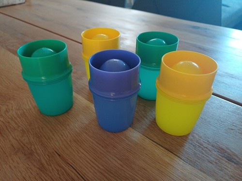 Tupperware eierbecher 5st - tupperware, eierbecher|
