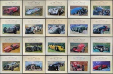 Seltene Werbung ARAL Sammelbilder Oldtimer Rennwagen komplett