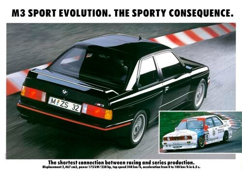 Bmw e30 poster - e30, dtm