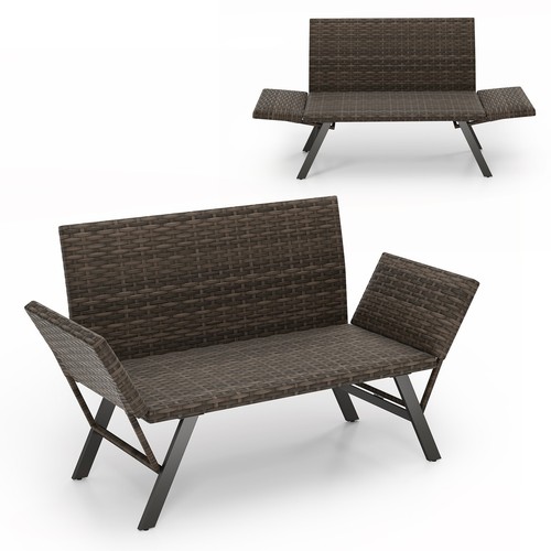 Gartenbank polyrattan - 1,