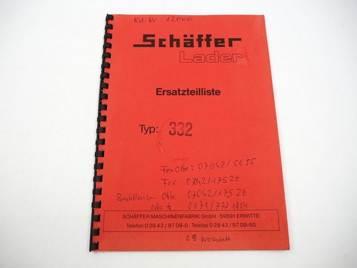 Schäffer 332 hoflader - schäffer,