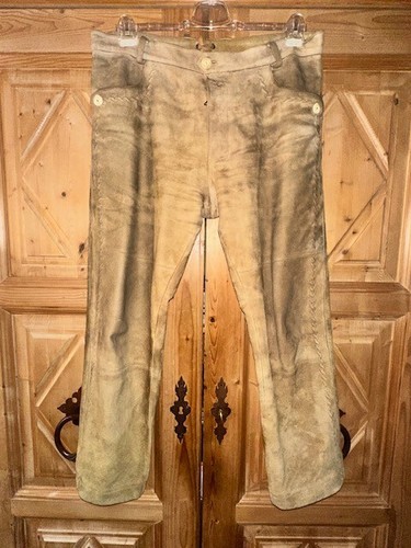 Lederhose velour tracht ziege - lederhose,