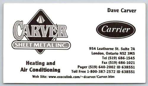 Business card london dave - on,