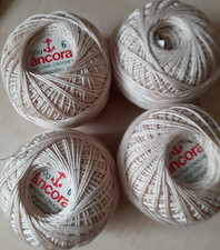 Feines Häkelgarn - BEIGE - ANCORA - 200 G gebraucht , unbenutzt