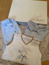 August Pfüller, Luxus Baby Set, Jungen Hose/Poloshirt/Pullunder, Gr. 67 cm