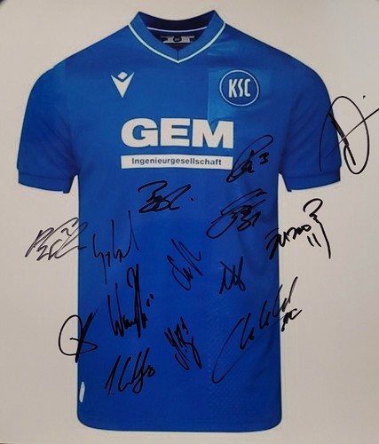Signiertes grosses karlsruher - signiertes,