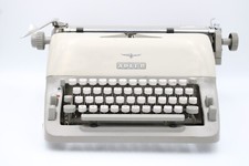 Vintage Adler record Schreibmaschine grau ohne Koffer alt Retro Deko mechanisch