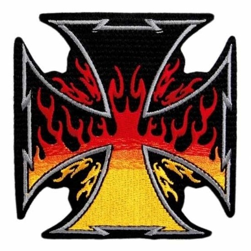 Eisernes kreuz flammen - eisernes,