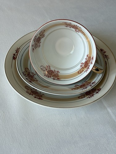 Vintage kaffeegedeck tlg - vintage, 3-tlg