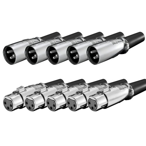 Pin xlr stecker 5x - xlr,