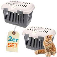 2er Set Katzentransportbox