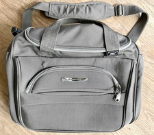 DELSEY Reisetasche Traveller Multi-Funktionstasche silbergrau  Neuwertig!