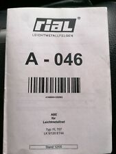 Gutachten ABE Teilegutachten KBA 45568 für RONAL Felgen 7,5 j 17 ET 44 LK 5 *120