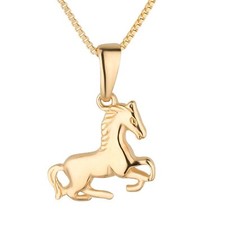 Anhänger Kette Pferd Reiten