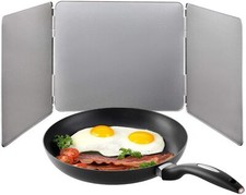 ANTIHAFT Spritzschutz Spritzschutzdeckel Pfannenspritzschutz Wand Herd Küche 