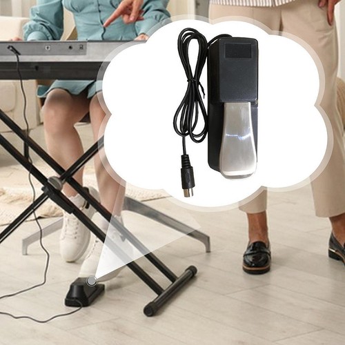 Sustain pedal kompakt - sustain-pedal, schwarz