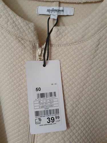 Beige blusenjacke größe - beige, 50