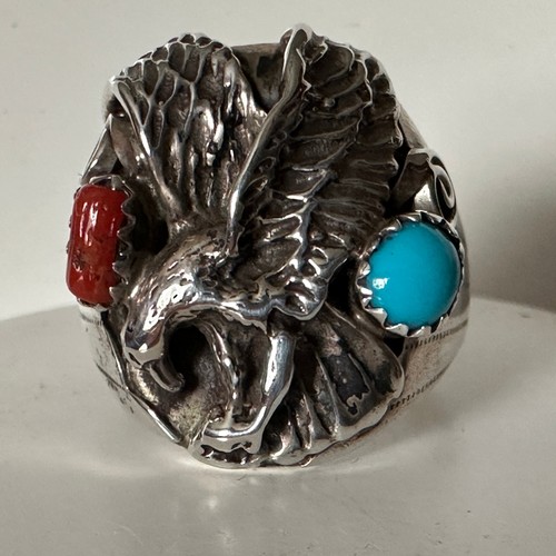 Indianerschmuck adler ring - indianerschmuck,