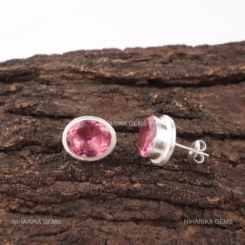 925 sterlingsilber oval - 925, pink
