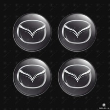 Mazda wheel hub caps - wheel, stickers