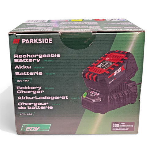 Parkside 20v 4 ah akku - ah,