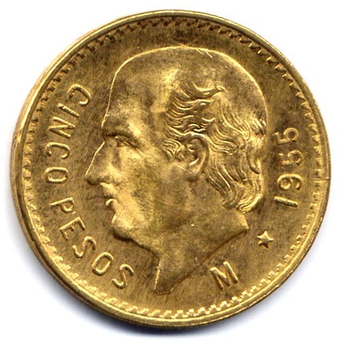 Mexiko pesos 1955 - pesos, m