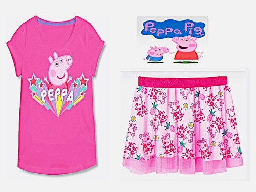 Peppa pig rock shirt set - +t,