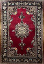 Perserteppich Keschan Antiker Orientteppich 203×134cm