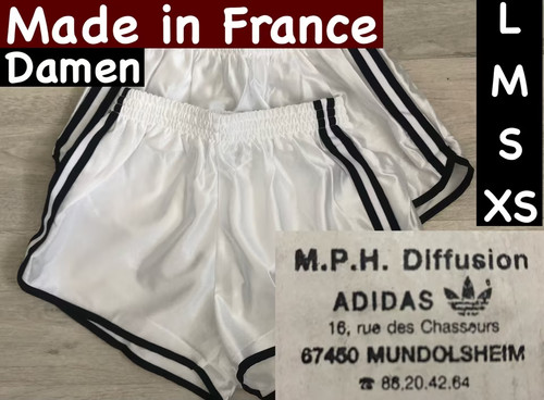 French 80s sport shorts damen - french,