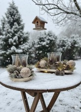 Weihnachtl.  Windlicht auf