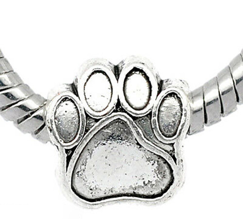 Antiksilber european beads - 50,