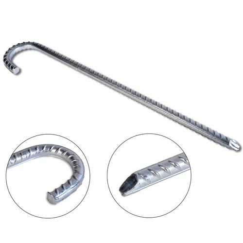 Bodenanker xxl 80cm - bodenanker, silber