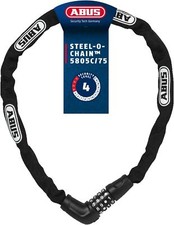 ABUS Kettenschloss Steel-O-Chain 5805C – Zahlenschloss aus 5 mm starken Kette