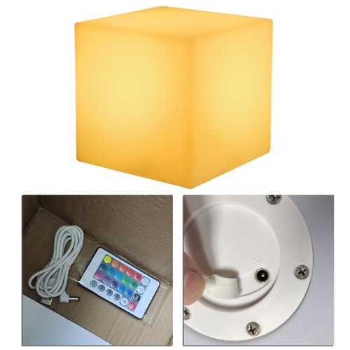 Led leuchtwürfel hocker - led,