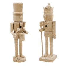 Nussknacker Holz Figur 2er Set
