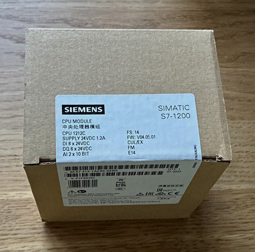 Siemens simatic 1200 - s7-1200, cpu