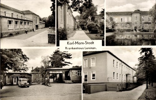 Chemnitz ehemals karl marx - ak,
