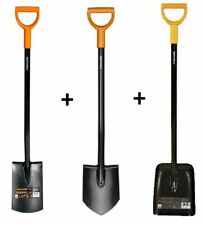 SOLID SET! FISKARS 131413 Spaten + 131403 Gartenspaten + 132403 Schaufel NEU!