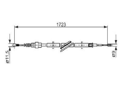 Original bosch cable pull - bosch,