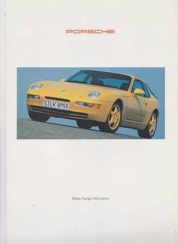 Porsche range prospekt - porsche,