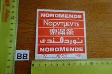 Alter Aufkleber TV HiFi Radio