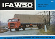 DDR Prospekt IFA LKW  W 50 in